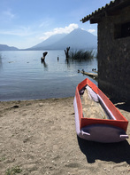 Fisherman's boat, Lake Atitlan, Guatemala