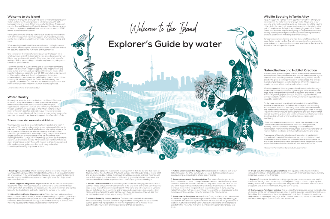 Explorers guide by water